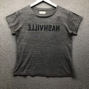 Imogene And Willie Nashville T-Shirt Women's Medium M Short Sleeve Graphic Gray